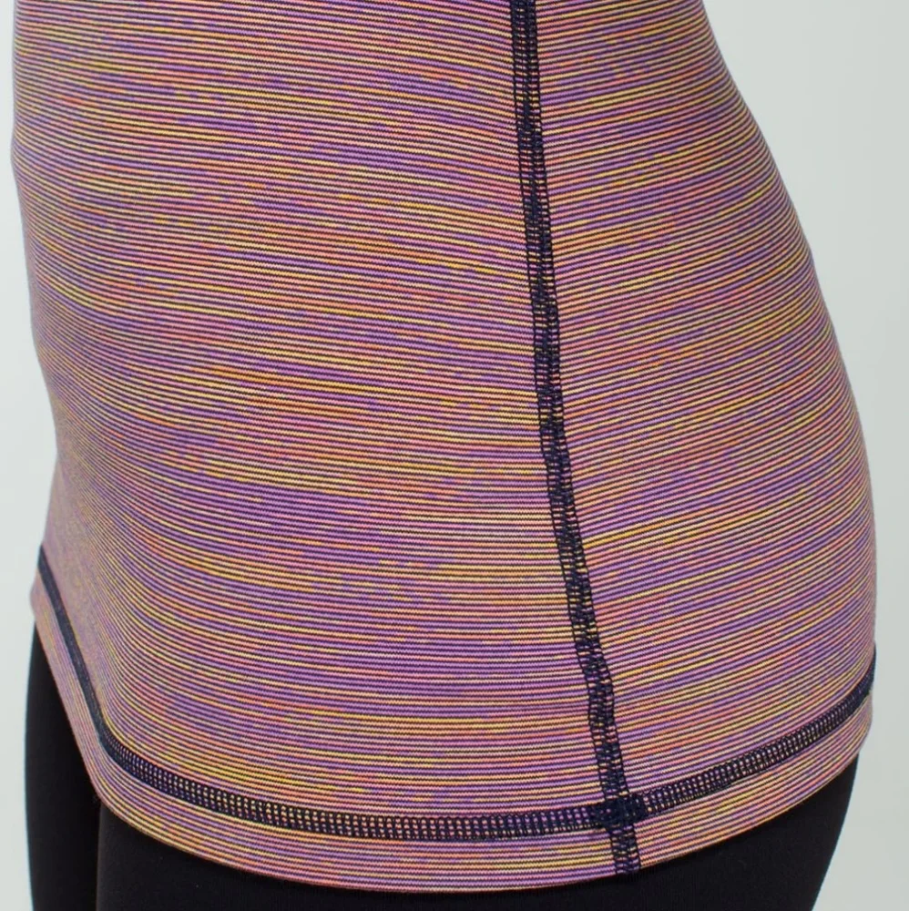 Lululemon Power Y Tank *LuonWee Are From Space Vintage Pink Size 6 - Picture 4 of 9